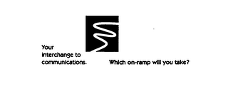 YOUR INTERCHANGE TO COMMUNICATIONS.  WHICH ON-RAMP WILL YOU TAKE?