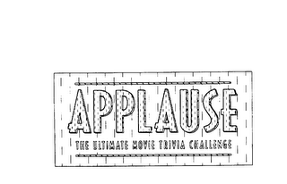 "APPLAUSE THE ULTIMATE MOVIE TRIVIA CHALLENGE