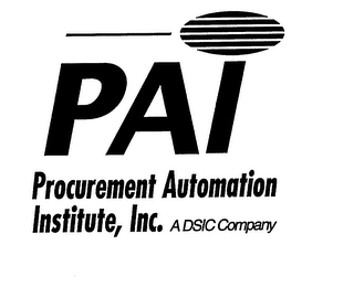 PAI PROCUREMENT AUTOMATION INSTITUTE, INC. A DSIC COMPANY