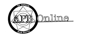 APB ONLINE TO INFORM AND SERVE