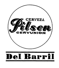 CERVEZA PILSEN CERVUNION DEL BARRIL