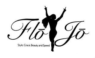 FLO JO STYLE, GRACE, BEAUTY, AND SPEED