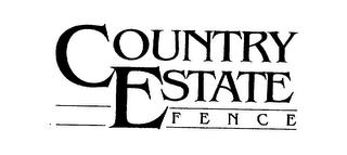 COUNTRY ESTATE FENCE