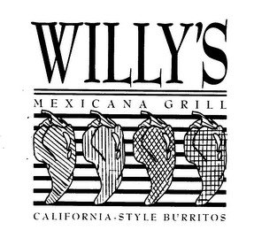 WILLY'S MEXICANA GRILL CALIFORNIA-STYLE BURRITOS