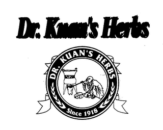 DR. KUAN'S HERBS SINCE 1918