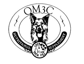 OM3C NUTRITIONAL SUPPLEMENT LOVE YOUR PET BRAND