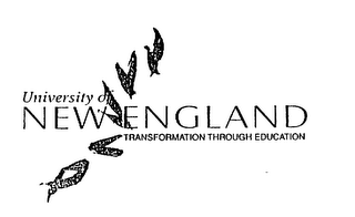 UNIVERSITY OF NEW ENGLAND TRANSFORMATION THROUGH EDUCATION