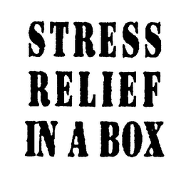 STRESS RELIEF IN A BOX