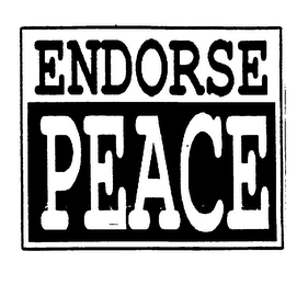 ENDORSE PEACE