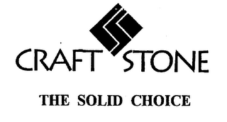 CRAFT STONE THE SOLID CHOICE
