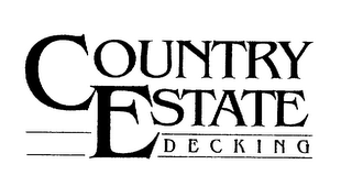 COUNTRY ESTATE DECKING