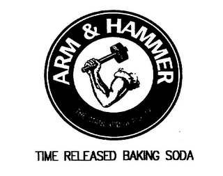 TIME RELEASED BAKING SODA & ARM & HAMMER - THE STANDARD OF PURITY