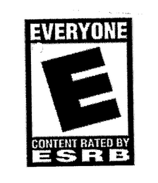 E EVERYONE CONTENT RATED BY ESRB