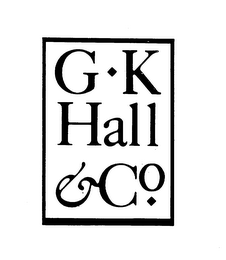 G K HALL & CO.