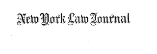 NEW YORK LAW JOURNAL