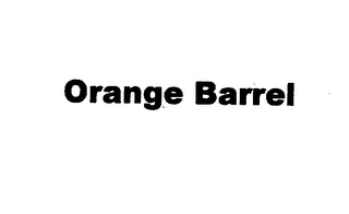 ORANGE BARREL