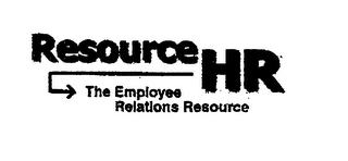 RESOURCE HR THE EMPLOYEE RELATIONS RESOURCE