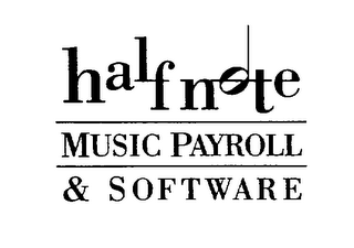 HALFNOTE MUSIC PAYROLL & SOFTWARE