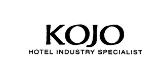 KOJO HOTEL INDUSTRY SPECIALIST