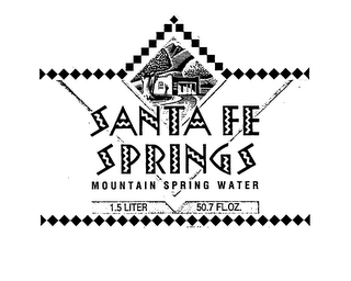 SANTA FE SPRINGS MOUNTAIN SPRING WATER 1.5 LITER 50.7 FL. OZ.