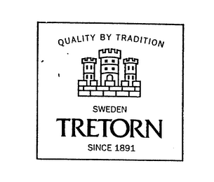 TRETORN QUALITY BY TRADITION SINCE 1891 SWEDEN