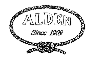 ALDEN SINCE 1909