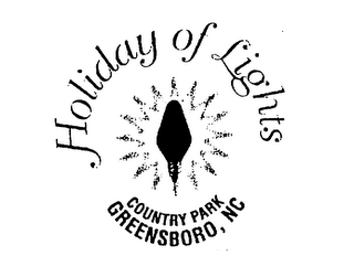 HOLIDAY OF LIGHTS COUNTRY PARK GREENSBORO, NC