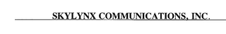 SKYLYNX COMMUNICATIONS, INC.