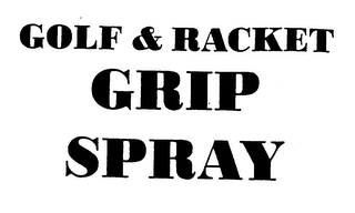 GOLF & RACKET GRIP SPRAY