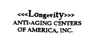 LONGEVITY ANTI-AGING CENTERS OF AMERICA, INC.