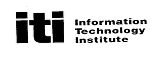 ITI INFORMATION TECHNOLOGY INSTITUTE