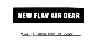 NEW FLAV AIR GEAR