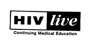 HIV LIVE CONTINUING MEDICAL EDUCATION