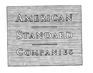 AMERICAN STANDARD COMPANIES