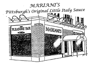 MARIANI'S PITTSBURGH'S ORIGINAL LITTLE ITALY SAUCE