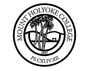 MOUNT HOLYOKE COLLEGE 1837 PS.CXLIV:XII