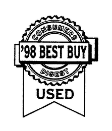 CONSUMERS DIGEST 98 BEST BUY USED