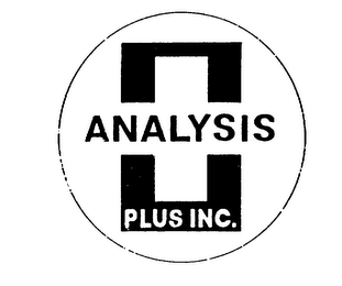 ANALYSIS PLUS INC.