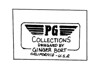 PG COLLECTIONS DESIGNED BY GINGER BORT CALIFORNIA - U.S.A.