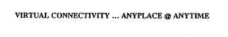VIRTUAL CONNECTIVITY ... ANYPLACE @ ANYTIME