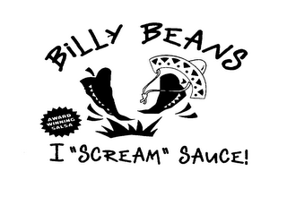 BILLY BEANS I "SCREAM" SAUCE! AWARD WINNING SALSA