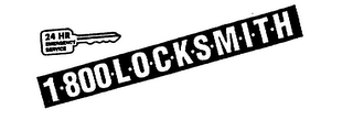 1-800-L-O-C-K-S-M-I-T-H 24 HR EMERGENCYSERVICE