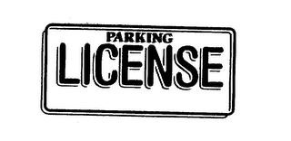 PARKING LICENSE