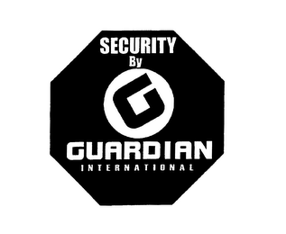 SECURITY BY GUARDIAN INTERNATIONAL