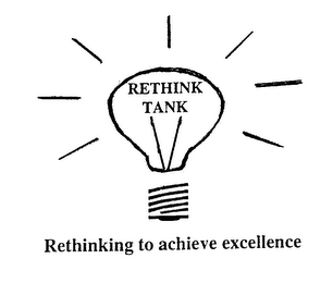 RETHINK TANK RETHINKING TO ACHIEVE EXCELLENCE