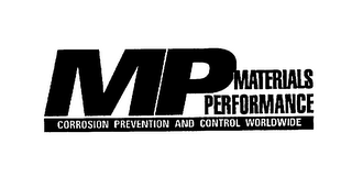 MP MATERIALS PERFORMANCE CORROSION PREVENTION AND CONTROL WORLDWIDE