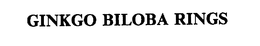 GINKGO BILOBA RINGS