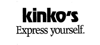 KINKO'S EXPRESS YOURSELF.