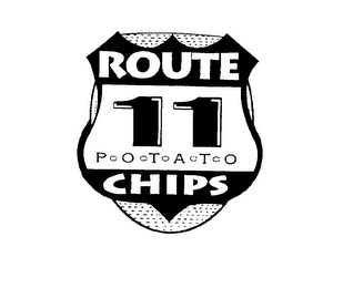 ROUTE 11 P O T A T O CHIPS