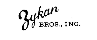 ZYKAN BROS., INC